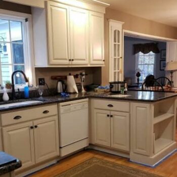 Professional Kitchen Painting Company White Cabinets