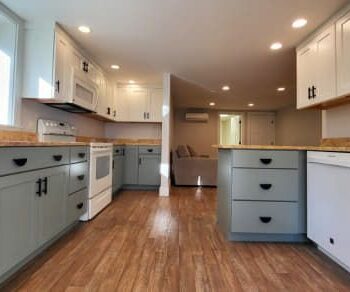Professional Painting Company Enhances Kitchen Cabinets