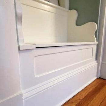 Professional Painting Company Transforms White Cabinet