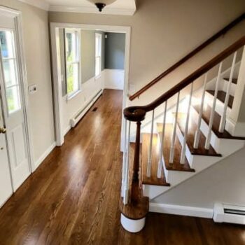 Professional Painting Company Brightens Staircase Interior