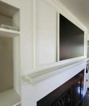 Professional Painting Company Black-White Cabinet Transformation